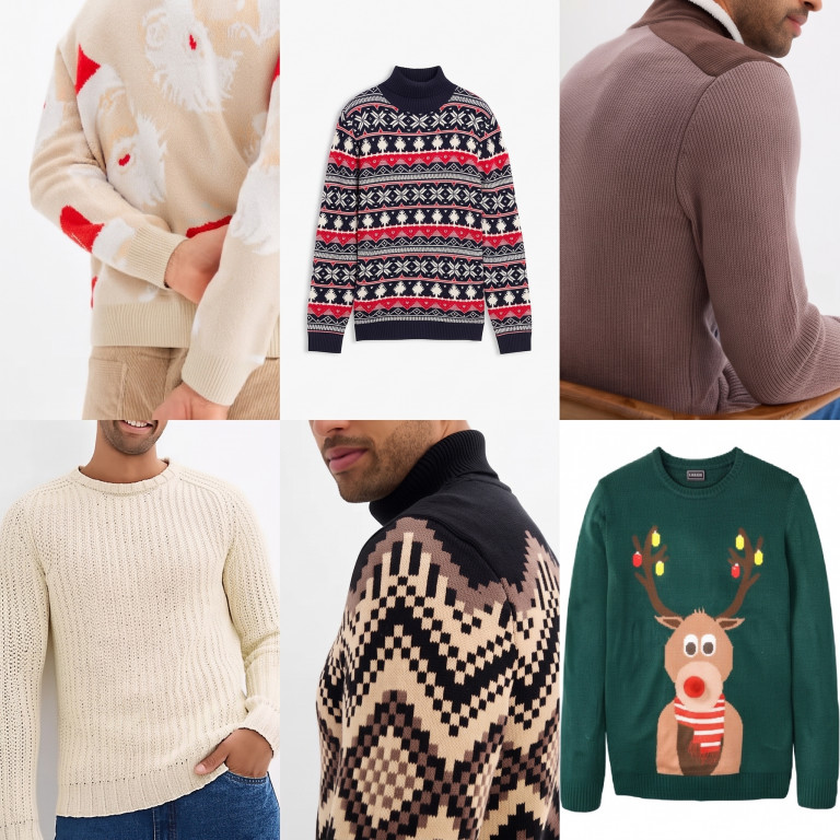 Foto Herren-Pullover-Mix aus Stockware (Herbst-Winter)!