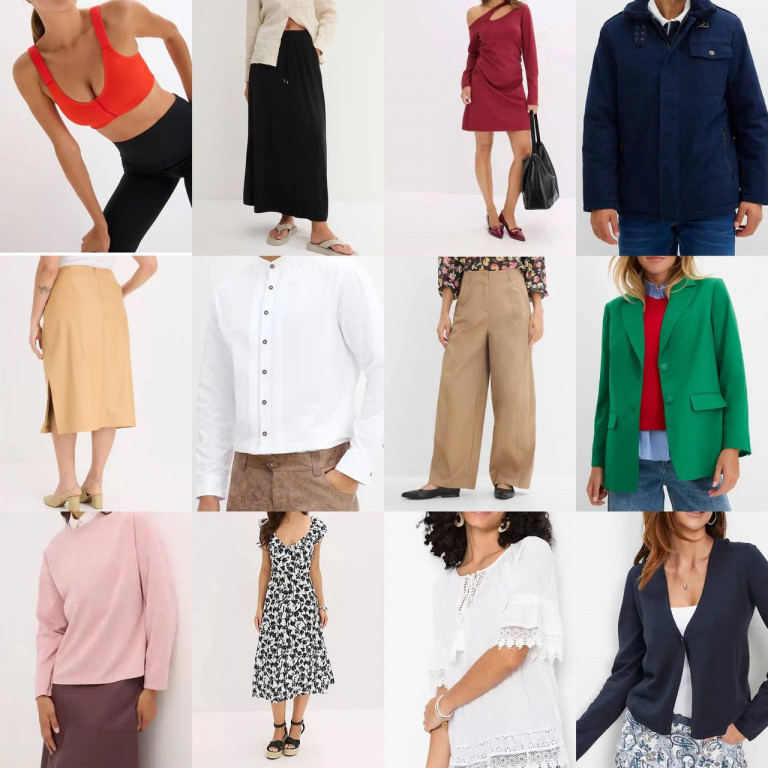 Photo Men's and women's stock clothing mix from a German marketplace!