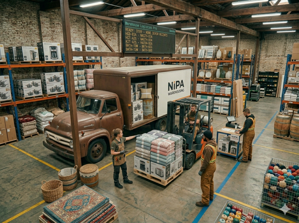 Photo NEW ARRIVAL: HOME GOODS STOCK AT NIPA STOCK GMBH